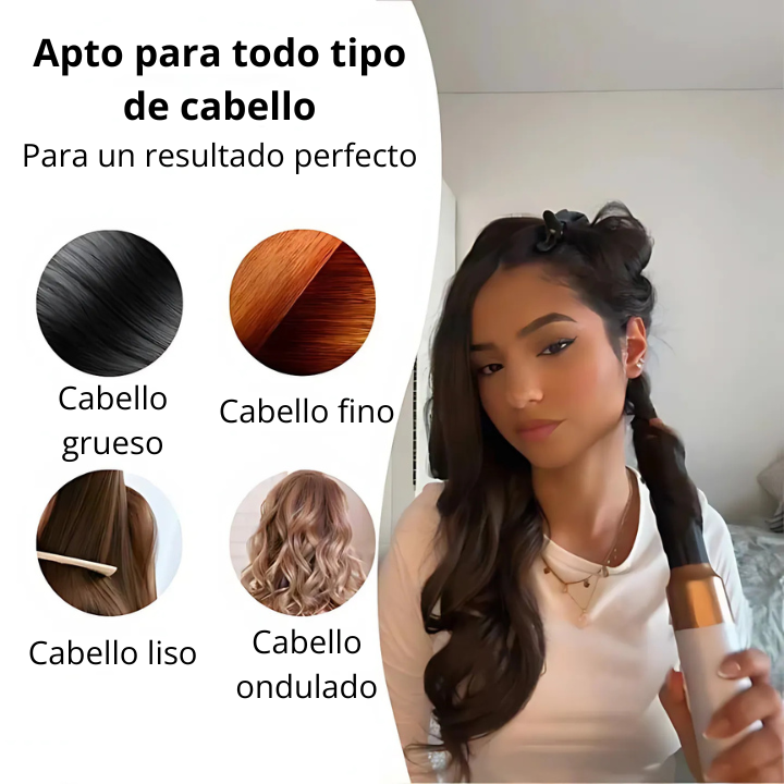 Dispositivo multifuncional para peinar el cabello 5 en 1